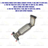 2011-2014 Hyundai Sonata 2.4L Exhaust Front Flex Pipe with Rear Catalytic and intermediate  Pipe Kit | EPA Approved