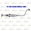 2012-2018 Nissan Versa 1.6L Muffler and Resonator | Cat Back Exhaust System Kit - For Sedan