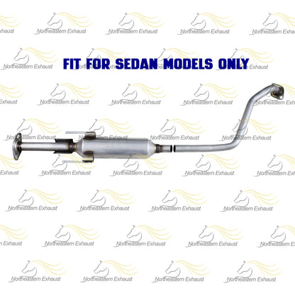 2012-2018 Nissan Versa 1.6L Muffler and Resonator | Cat Back Exhaust System Kit - For Sedan