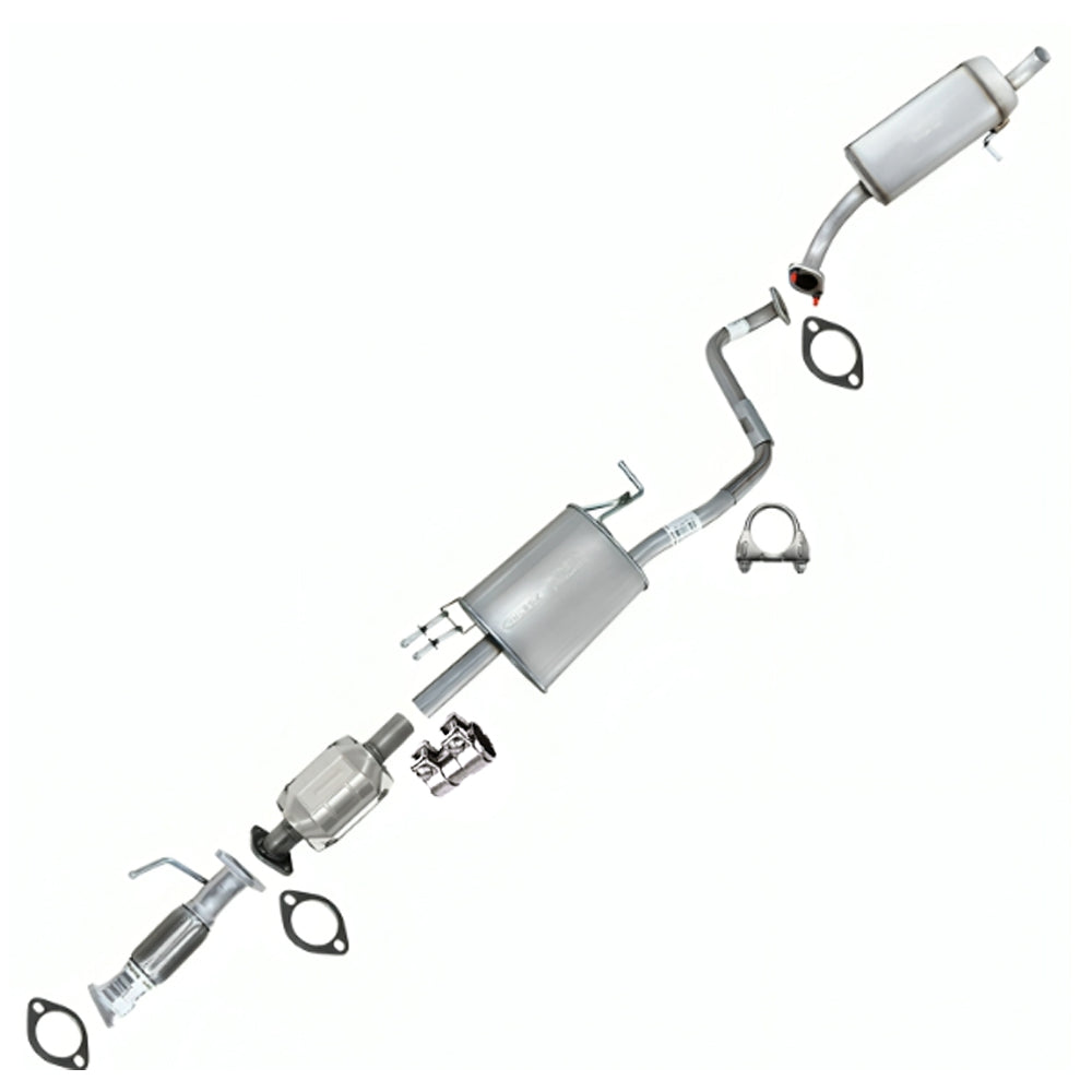 2014-2019 Kia Soul 1.6L Front Pipe, Catalytic Converter and Mufflers