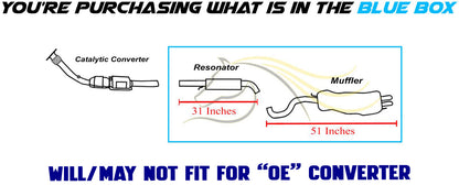 2000-2006 Volkswagen Golf 1.8L | 1999-2005 Volkswagen Golf 2.8L Exhaust Resonator Pipe and Muffler