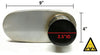 2.5" Inlet 2.5" Outlet Performance Universal Max Flow SS Muffler