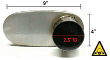 2.5" Inlet 2.5" Outlet Performance Universal Max Flow SS Muffler