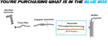 2004-2005 Toyota Rav4 2.4L Exhaust Resonator Flex Pipe
