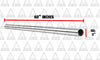 Stainless Steel Universal Straight Exhaust Pipe (5 FT) Long | 3" OD | 1.75" OD | 2" OD | 2.25" OD | 2.5" OD | 5" OD