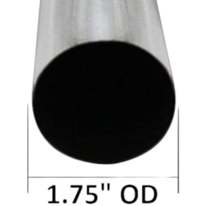 Colt Exhaust | Stainless Steel Universal Straight Exhaust Pipe (5 FT) Long | 3" OD | 1.75" OD | 2" OD | 2.25" OD | 2.5" OD | 5" OD | Automotive Replacement Part