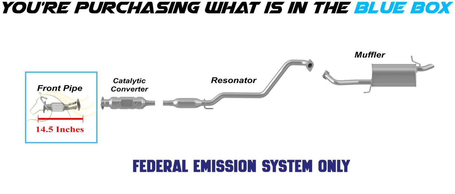 Exhaust Pipe for 2011-2016 Hyundai Elantra | 2013 Elantra Coupe | 1.8L