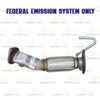 Stainless steel exhaust adapter connector 4" id inlet | 4"id outlet | 12" long