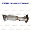 Stainless steel exhaust adapter connector 4" id inlet | 4"id outlet | 12" long