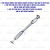 2011-2014 Hyundai Sonata 2.4L Exhaust Front Flex Pipe with Rear Catalytic and intermediate  Pipe Kit | EPA Approved