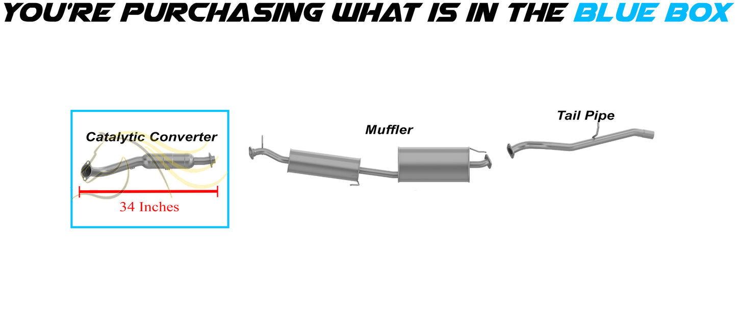 Northeastern Exhaust | EPA-Approved Direct Fit Front Catalytic Converter Compatible for Honda Element 2003-2011 2.4L | Automotive Replacement Part