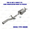 2010-2012 Mercedes-Benz Sprinter 3500 3.0L Exhaust Muffler Assembly