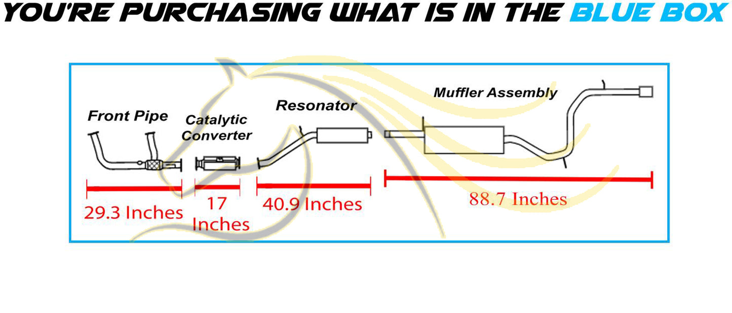 1999-2001 Honda Odyssey 3.5L Complete Exhaust System Kit
