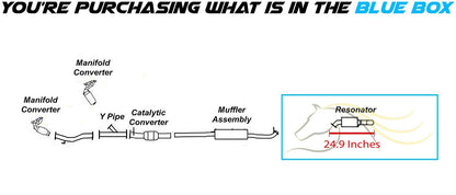 2004-2007 Toyota Highlander 2.4L, 3.3L Exhaust Muffler