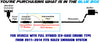 2011-2015 Hyundai Sonata 2.4L Rear Catalytic Converter & Intermediate Pipe Kit - EPA Approved