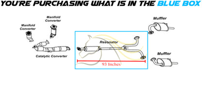 2007-2009 Nissan Altima 3.5L Sedan Exhaust Resonator Y Pipe