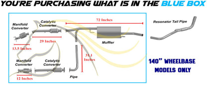 2009-2012 Suzuki Equator 4.0L EPA Approved Exhaust Pair of Manifold & Catalytic System Kit