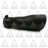 Set of Two Universal Black-Coated Dual Exhaust Tips 2.5" Inlet 3.5" Outlet