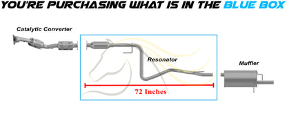 Exhaust Resonator Pipe for 2005-2010 Chevrolet Cobalt | 2006-2011 HHR | 2007 Pontiac G5 | 2006 Pursuit | 2.2L