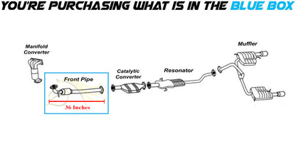 2007-2008 Hyundai Tiburon 2.0L Exhaust Front Pipe
