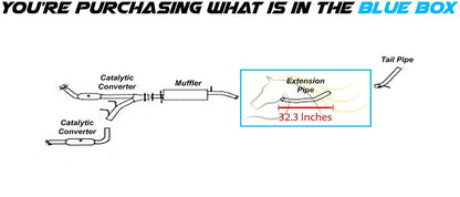 2003-2004 4.6L, 2003-2006 5.4L Ford Expedition | 2003-2006 Lincoln Navigator 5.4L Extension Pipe