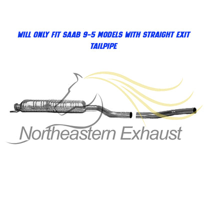 1999-2009 Saab 9-5 2.3L Resonator Pipe Muffler Tailpipe Exhaust System