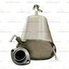 2003-2009 Toyota 4Runner 4.0L Exhaust Muffler and Tail Pipe