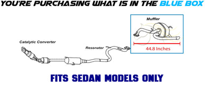 2007-2011 Toyota Yaris 1.5L Rear Exhaust Muffler - For Sedan Models only