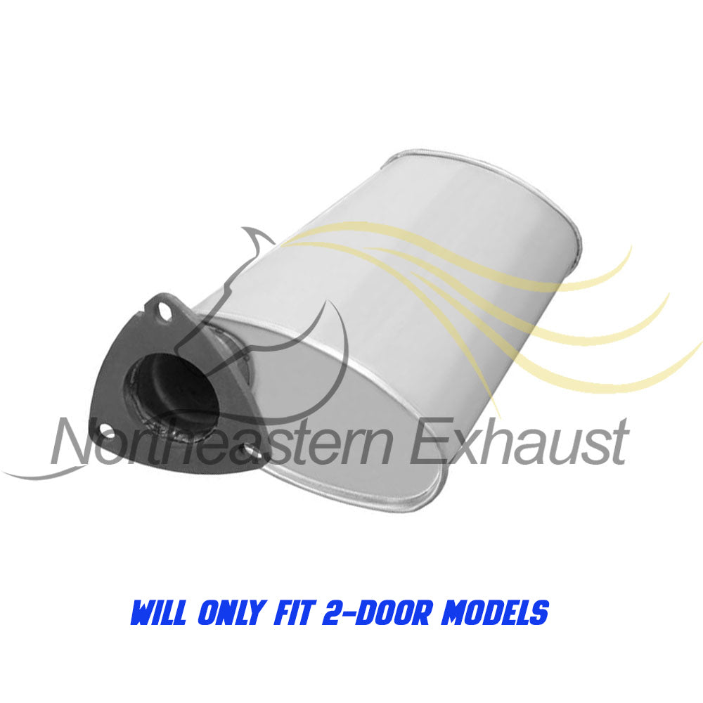 1995-1999 Chevrolet Blazer and GMC Jimmy 4.3L Resonator Muffler Tailpipe Exhaust System