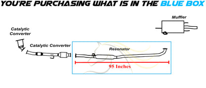 1994-1996 Toyota Camry 2.2L Exhaust Resonator Pipe