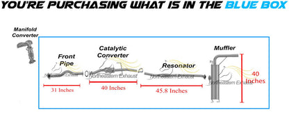 2004 -2005 Toyota RAV4 2.4L Exhaust System Kit with Catalytic