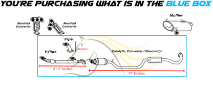 2016-2019 Mitsubishi Outlander 3.0L EPA Catalytic with Resonator, Front & Y Pipes