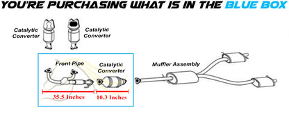 2012-2015 Honda Pilot 3.5L Front Exhaust Pipe and Catalytic Converter