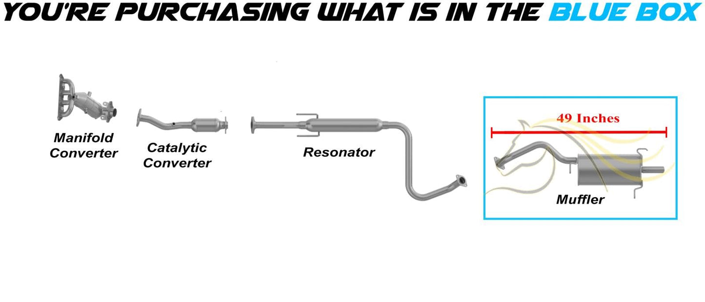 2007-2012 Nissan Sentra 2.0L Exhaust Muffler