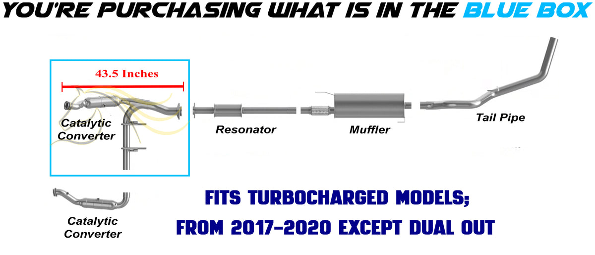 2015-2020 Ford F-150 3.5L Catalytic Converter - EPA Approved | Passenger-Side