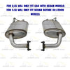 2007-2009 Nissan Altima 2.5L/3.5L Passenger and Driver-Side Exhaust Muffler