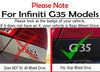 2003-2004 Infiniti G35 3.5L Exhaust Pipe, Resonator & Muffler - For RWD SEDAN