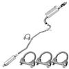 Resonator Pipe Muffler for 2006-2012 Ford Fusion 2.3L 2.5L | 2011-2012 Lincoln MKZ 2.5L | 2006-2011 Mercury Milan 2.3L 2.5L