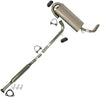 Exhaust Resonator Pipe and Muffler for 2007-2009 Chevrolet Equinox 3.4L | 2007-2009 Pontiac Torrent 3.4L