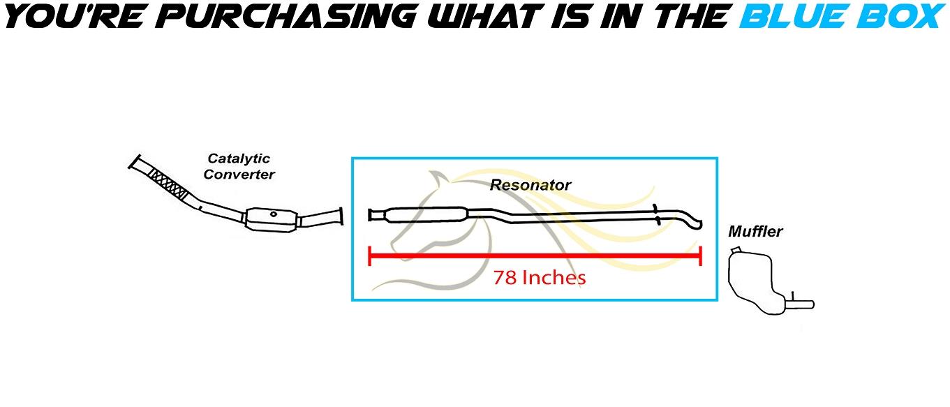 2001-2009 Volvo S60 2.3L 2.4L 2.5L Exhaust Resonator Pipe