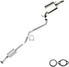 Resonator and Muffler Exhaust for 1995-1997 Toyota Corolla and Geo Prizm 1.8L 1.6L