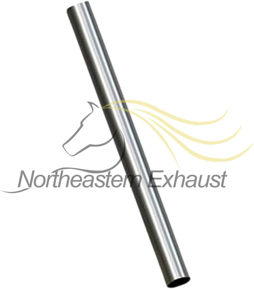 Colt Exhaust | Stainless Steel Universal Straight Exhaust Pipe (5 FT) Long | 3" OD | 1.75" OD | 2" OD | 2.25" OD | 2.5" OD | 5" OD | Automotive Replacement Part