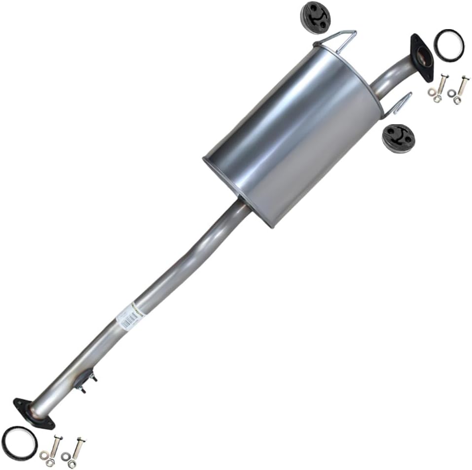 Northeastern Exhaust | Stainless Steel Exhaust Muffler Compatible for 1996-2000 Toyota 4Runner 3.4L | Free Gaskets, Hangers, and Bolts & Nuts Included | Automotive Replacement Part