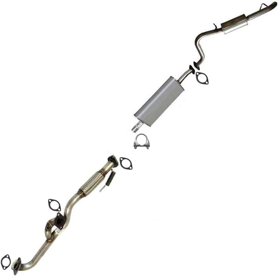 2001-2004  Ford Escape and  Mazda Tribute 3.0L Exhaust Y-Pipe, Muffler, and Resonator Pipe