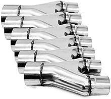 Colt Exhaust | Stainless Steel Universal Exhaust Stamped Y-Pipe | 2.5" Inch ID/OD (6 PACK) | 2" Inch ID/OD (6 PACK) | 2.25" Inch ID/OD | 2.5" Inch ID/OD | Automotive Replacement Part