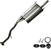 Northeastern Exhaust | Stainless Steel Exhaust Muffler Assembly Compatible for Honda Accord 1994-1997 2.2L | Free Gasket, Hangers, and Bolts & Nuts Included | Automotive Replacement Part