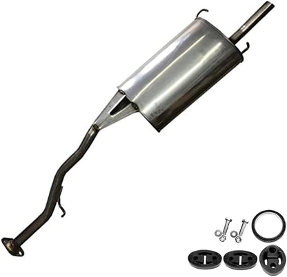 Northeastern Exhaust | Stainless Steel Exhaust Muffler Assembly Compatible for Honda Accord 1994-1997 2.2L | Free Gasket, Hangers, and Bolts & Nuts Included | Automotive Replacement Part