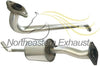 Resonator and Muffler Exhaust for 1995-1997 Toyota Corolla and Geo Prizm 1.8L 1.6L