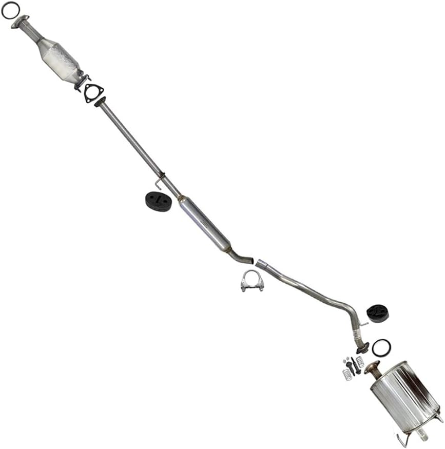 1999-2001 Honda CR-V 2.0L EPA-Approved Catalytic, Resonator Pipe, Muffler | Stainless Steel