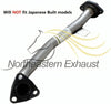 1996-2000 Honda Civic 1.6L Front Exhaust Pipe - Not for Japan models